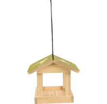 Vogelhuis van hout met ophanging