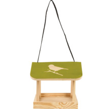 Houten vogelhuisje met ophanging