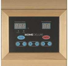 HOME DELUXE bedieningspaneel voor sauna met temperatuur- en tijdweergave
