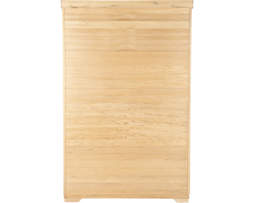 Houten kast met horizontale panelen