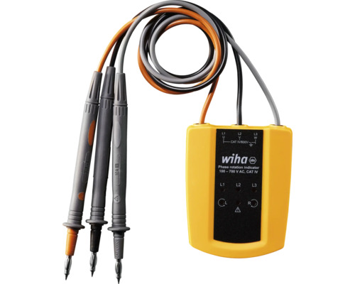 Wiha draaiveldrichtingindicator met meetkabels
