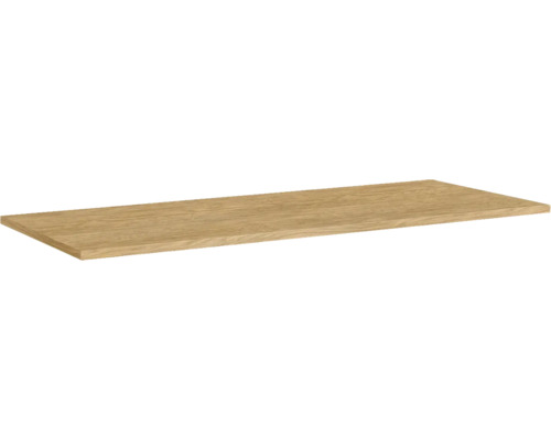 LAUFEN Wastafelblad Lida MDF eiken naturel 120,4x46,4x2,2 cm Houten plank