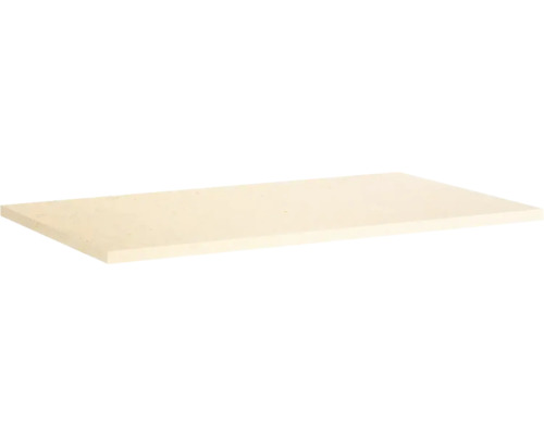 LAUFEN Wastafelblad Lida marmer beige naturel mat 80,6x46x1,5 cm Houten plank