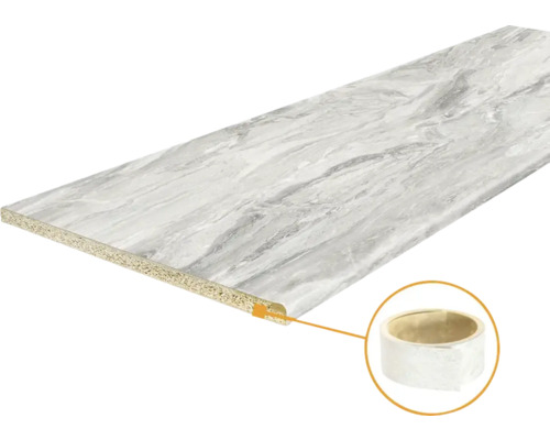 PICCANTE Kantenband voor aanrechtblad stone marble E14-863, 4100x40 mm Werkblad met marmerdecor en kantenband