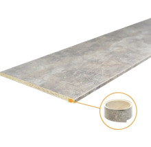 Werkblad van houtmateriaal met bijpassende kantenband