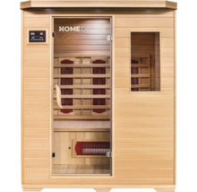 Home Deluxe sauna van hout met bedieningselement en glazen deur