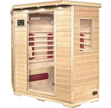 Home Deluxe sauna van hout met glazen deur en infraroodstralers