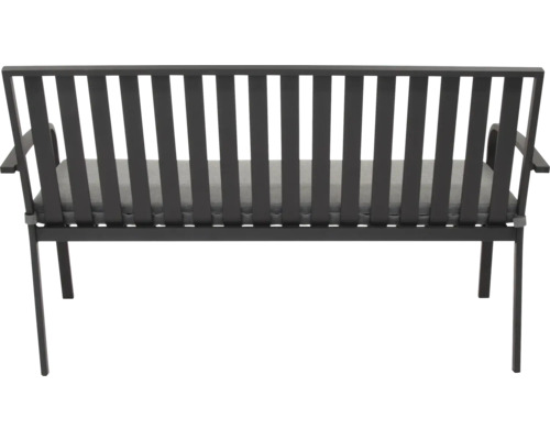 Tuinbank met armleuningen en zitkussen