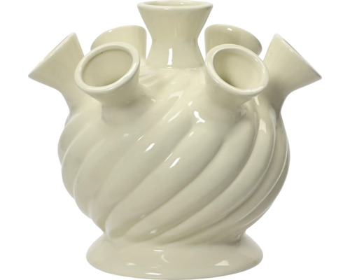 Tulpenvaas van keramiek met meerdere openingen