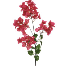 Decoratieve bougainville kunstbloem met bloemen en bladeren.