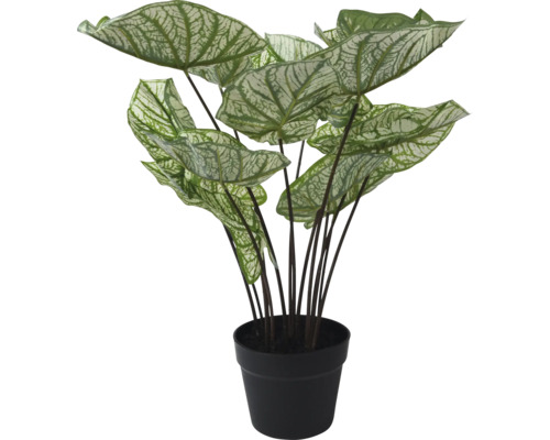 Kunstmatige Caladium plant in pot