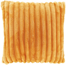 Vierkant kussen met ribstructuur