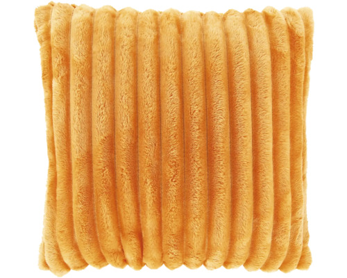 Vierkant kussen met ribstructuur