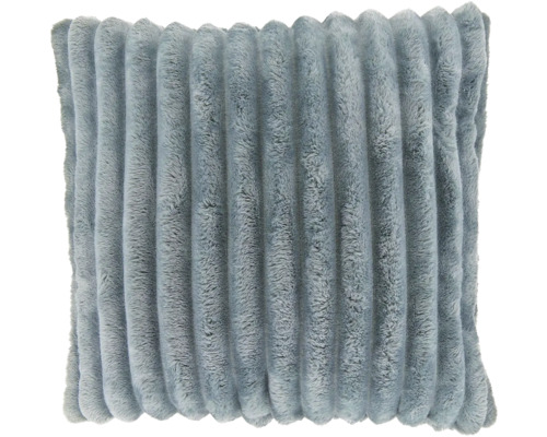 Geribbeld decoratief kussen van stof