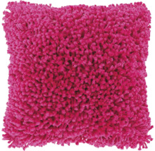 Vierkant sierkussen met shaggy oppervlak