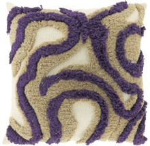 Decoratief kussen met geweven patroon