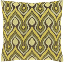 Vierkant kussen met geometrisch motief