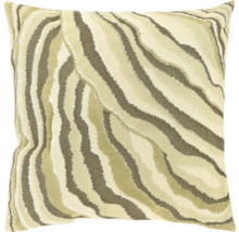 Decoratief kussen met golfpatroon