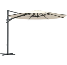 Vrijhangende parasol met voetkruis