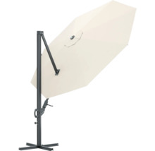 Vrijhangende parasol met voet voor buiten