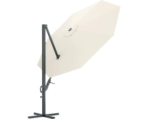 Vrijhangende parasol met voet voor buiten