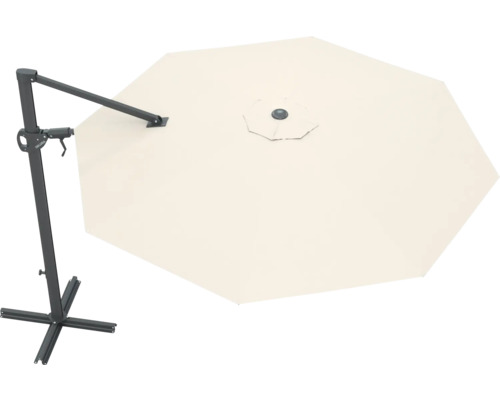 Vrijhangende parasol met stalen frame