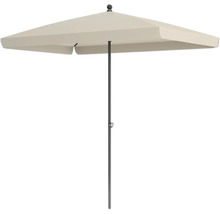Rechthoekige parasol met middenstok