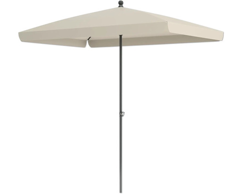 Rechthoekige parasol met middenstok