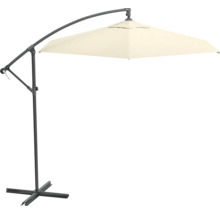 Vrijhangende parasol met vierkant scherm en stabiele voet