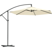 Vrijhangende parasol met voet voor de tuin