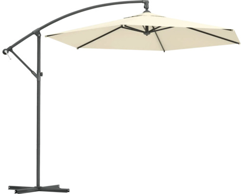 Vrijhangende parasol met voet voor de tuin