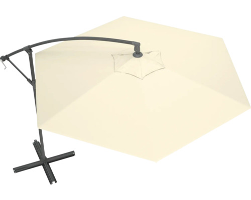 Vrijhangende parasol met voet