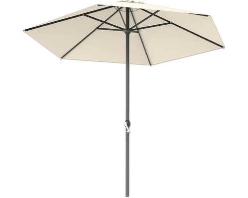 Rechthoekige parasol met middenstok