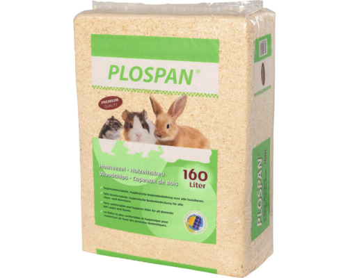 Plospan Houtvezel bodembedekking voor dieren in een 160 liter verpakking