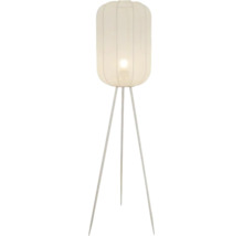 Vloerlamp met stoffen kap en driepootonderstel