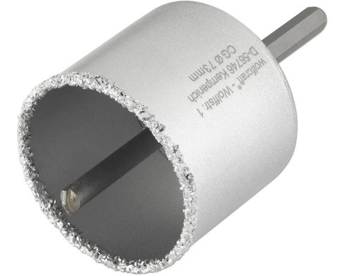 Wolfcraft tegelgatenzaag met een diameter van 73 millimeter