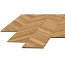 Houten parket met visgraatmotief