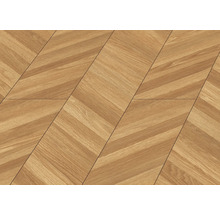 Laminaatvloer gelegd in visgraatmotief