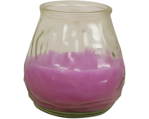 Decoratieve geurkaars in glazen pot