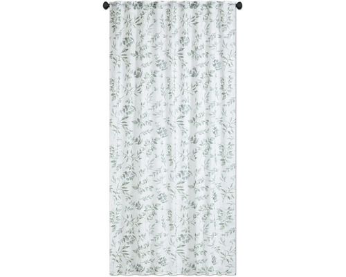Gordijn met bloemmotief voor raamdecoratie