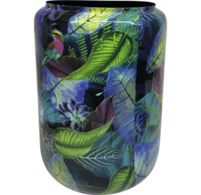 Decoratieve vaas met bladeren- en vogelmotief