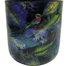 Decoratieve vaas met vogel- en plantmotief