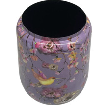 Decoratieve vaas met vogel- en bloemmotief