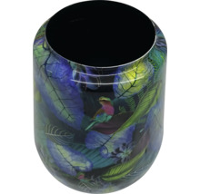 Decoratieve vaas met vogel- en bladmotief