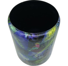 Papierbak met vogel- en plantenmotief