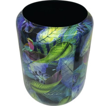 Decoratieve afvalemmer met plantenmotief