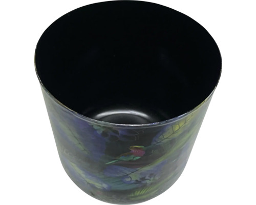 Bloempot met vogelmotief