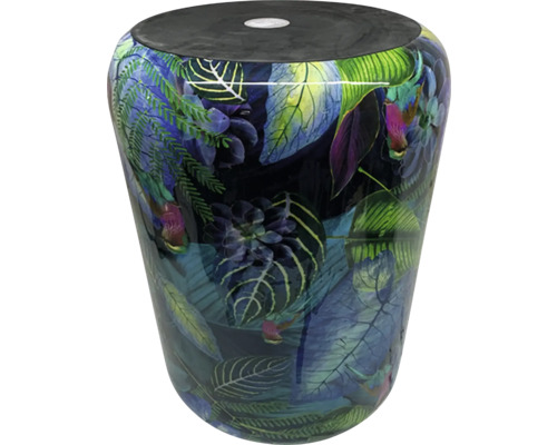 Decoratieve kruk met plantenpatroon voor binnenshuis