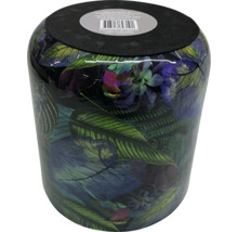 Bloempot met plantenpatroon