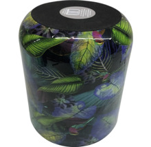 Bloempot met bladerpatroon